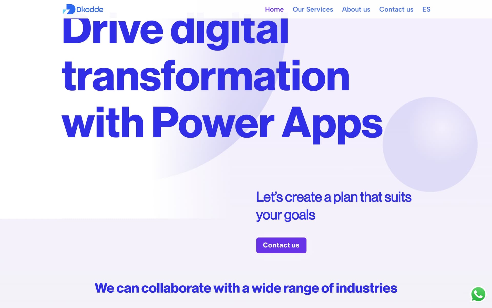 Dkodde — Services vertical