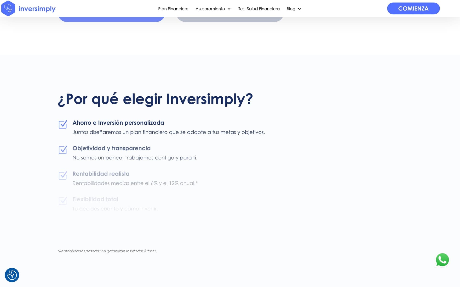 Inversimply — Services breakdown
