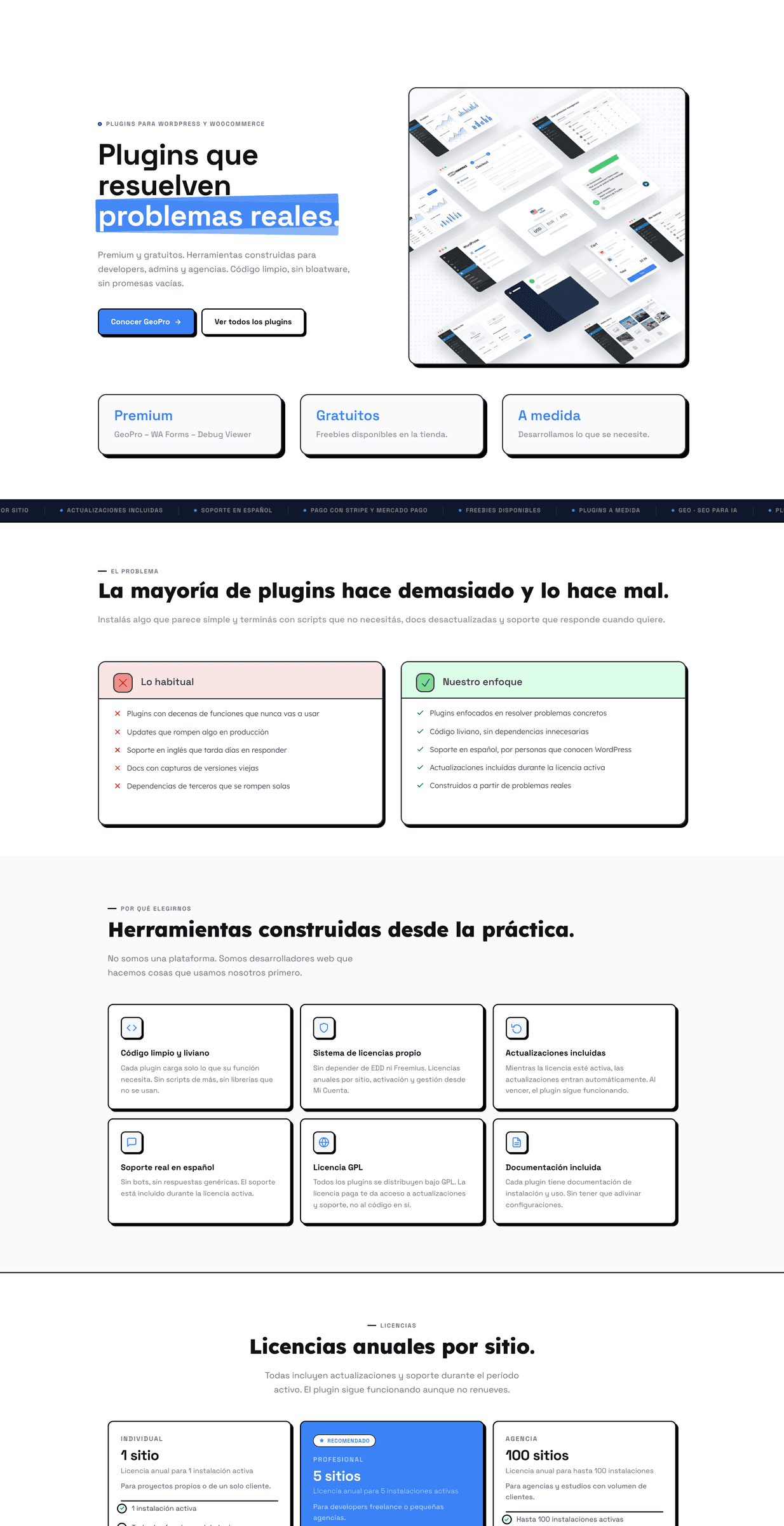 La Fábrica de Plugins: Full page