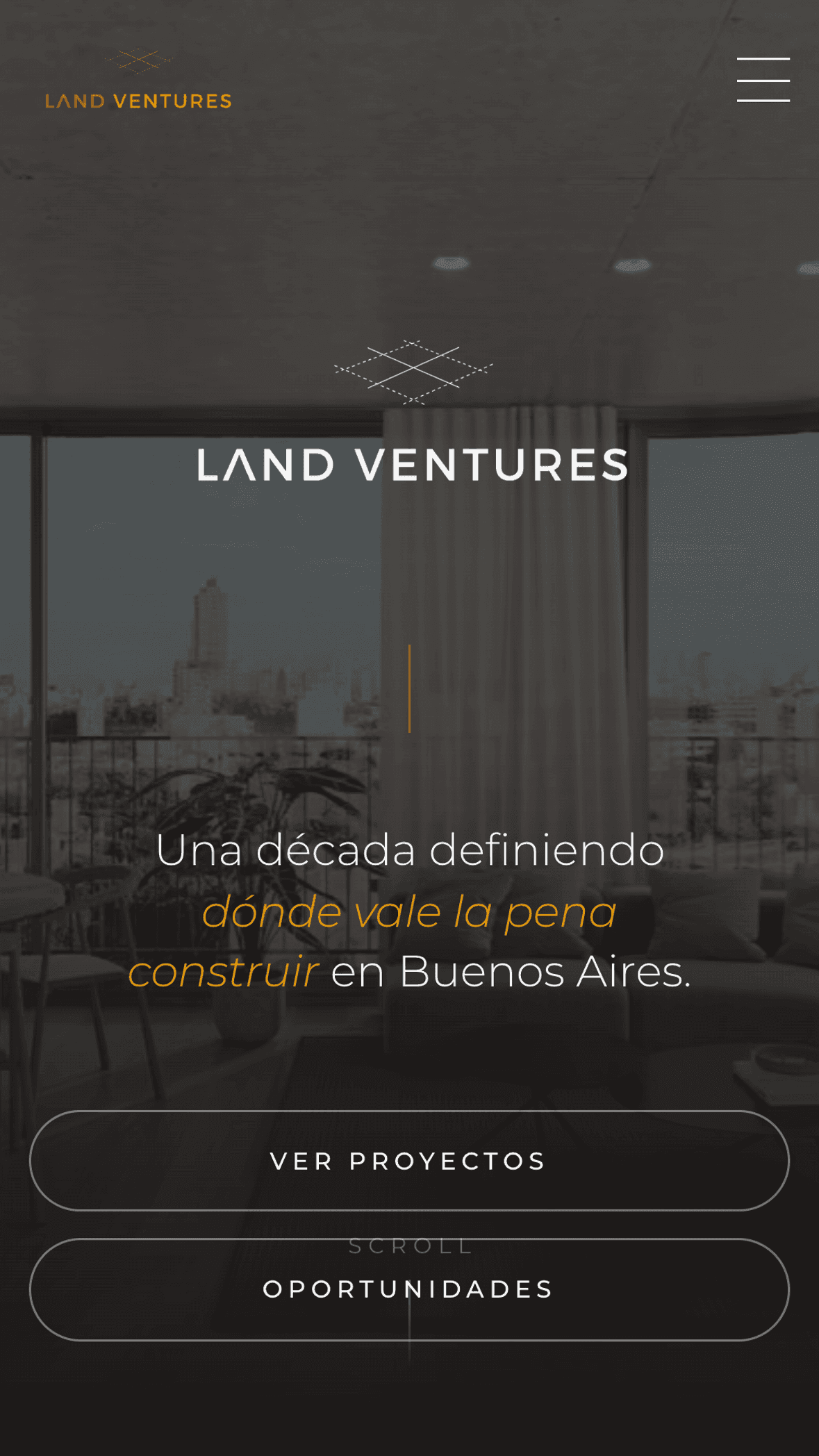 Land Ventures: Mobile hero