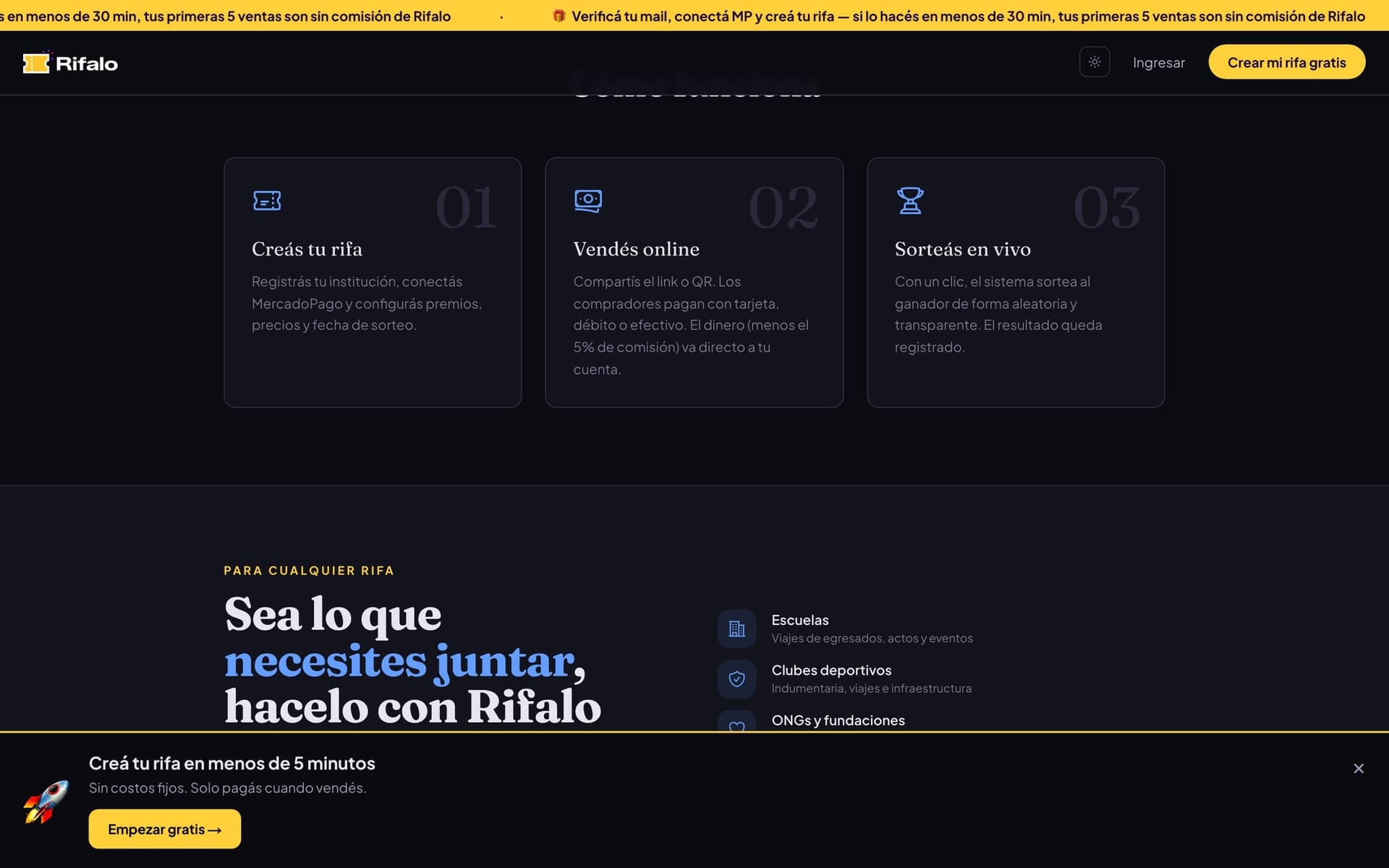 Rifalo — Club dashboard